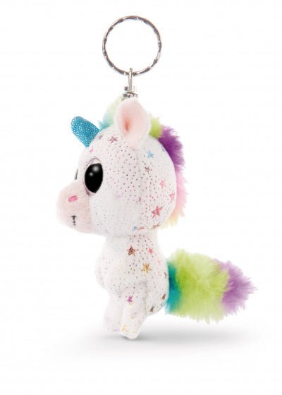 Nici Glubschis Pluchen Sleutelhanger Eenhoorn Uberto, 9cm
