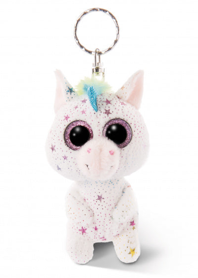 Nici Glubschis Pluchen Sleutelhanger Eenhoorn Uberto, 9cm