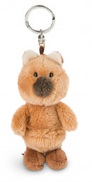 sleutelhanger Quokka-Mola 10 cm pluche bruin