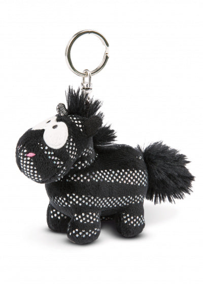 sleutelhanger Starlight Mystery 11 cm pluche zwart/zilver