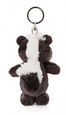 sleutelhanger stinkdier junior 10 cm pluche/polyester bruin