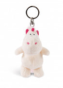 sleutelhanger Theodor junior 10 cm pluche roze