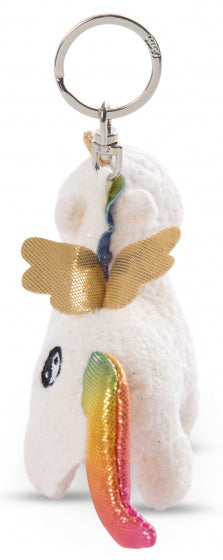 Nici Pluchen Sleutelhanger Eenhoorn Regenboog Yang, 10cm