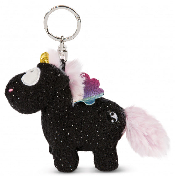 Nici Pluchen Sleutelhanger Eenhoorn Regenboog Yin, 10cm