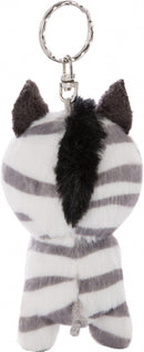 Nici Glubschis Pluchen Sleutelhanger Zebra Mankalita, 9cm