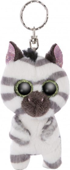 Nici Glubschis Pluchen Sleutelhanger Zebra Mankalita, 9cm