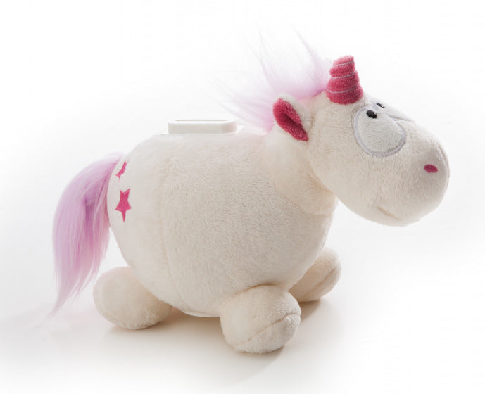 spaarpot Theodor junior 17 cm pluche wit