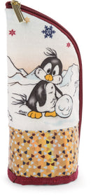 staande etui junior 21 x 12 x 8,5 cm polyester beige