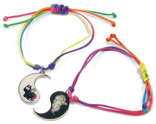 vriendschapsarmbandjes Yin & Yang 10 cm staal 2 stuks