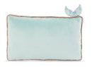 walviskussen Atlantic Friends 43 x 25 cm pluche wit/blauw