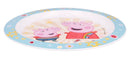 bord Peppa Pig junior 22 cm lichtblauw/wit