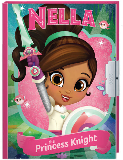 dagboek Nella meisjes 17,8 x 13,3 cm papier roze