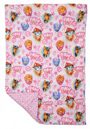 dekbed Paw Patrol roze 140 x 200 cm