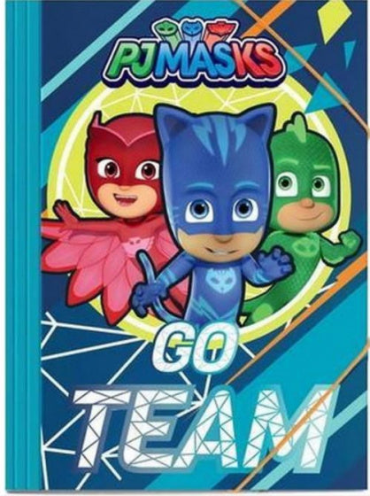 elastonmap PJ masks junior 25 x 35 papier blauw