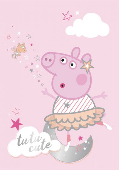 Peppa Pig Fleecedeken, 140x100cm