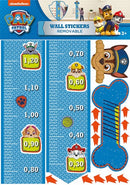 groeimeter muursticker Paw Patrol 120 cm