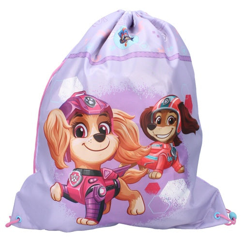 gymtas Paw Patrol junior 1,6 liter polyester paars