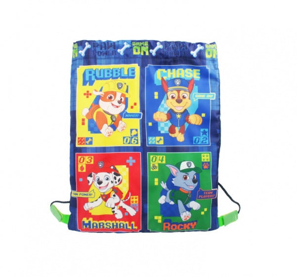 gymtas Paw Patrol junior 5 liter nylon blauw