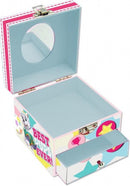 juwelendoos Paw Patrol junior 10 x 10 cm blauw/roze