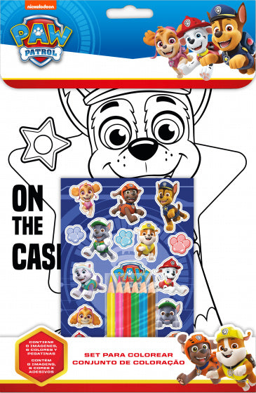 kleurset Paw Patrol junior 14-delig