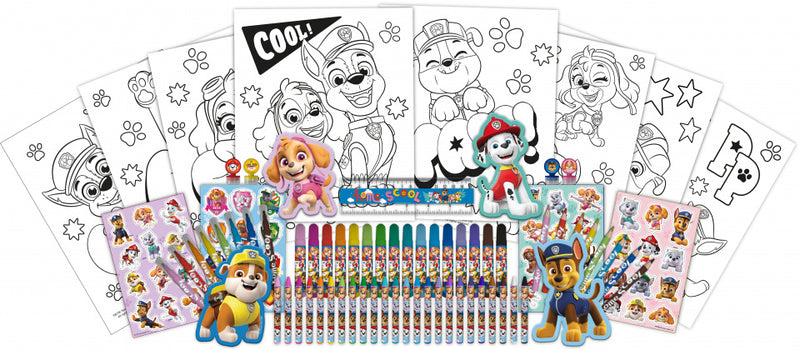 kleurset Paw Patrol Super Deluxe 60-delig