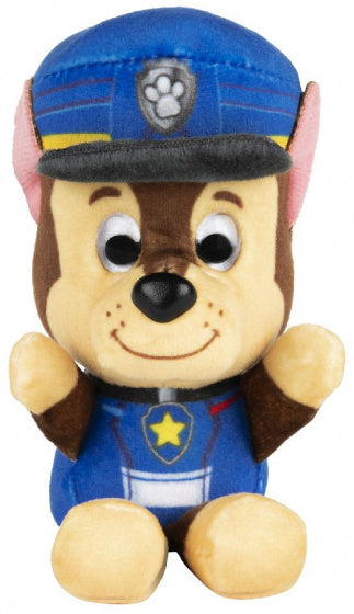 knuffel Paw Patrol Chase junior 15 cm pluche blauw