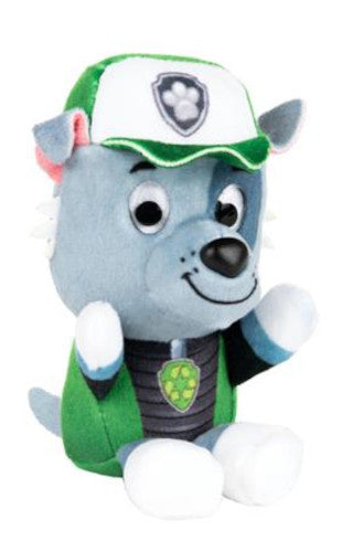 knuffel Paw Patrol Rocky junior 9 cm pluche grijs