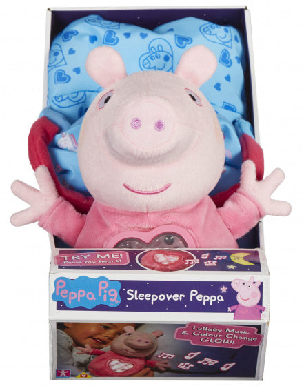 Peppa Pig Sleepover Knuffel met Nachtlicht