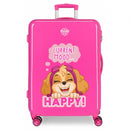 koffer Happy Paw Patrol meisjes 70 liter ABS roze