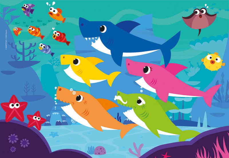 legpuzzel Baby Shark 3-in-1 karton 144 stukjes
