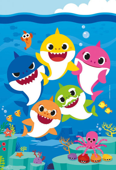 legpuzzel Baby Shark 3-in-1 karton 144 stukjes