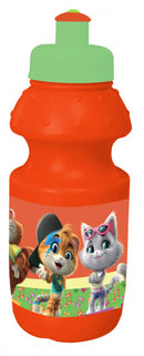 lunchset 44 Cats junior 16 x 11 cm oranje 2-delig