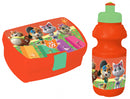 lunchset 44 Cats junior 16 x 11 cm oranje 2-delig
