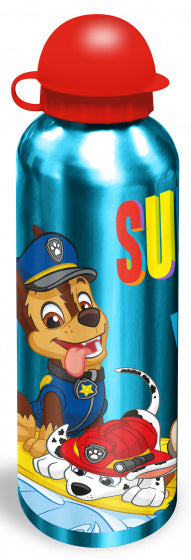 lunchset Paw Patrol aluminium blauw/rood 2-delig