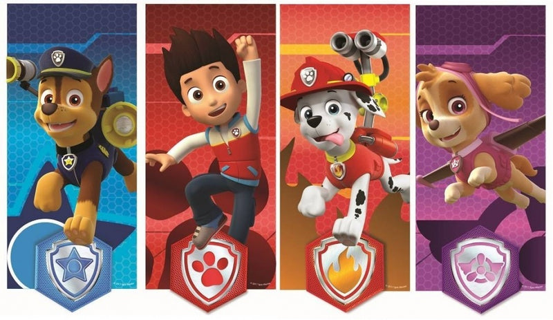 muurstickers Paw Patrol canvas 2 stickervellen