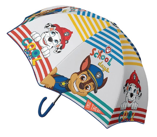paraplu Paw Patrol 38 cm polyester wit