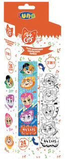 legpuzzel/kleurplaat 44 Cats junior karton 24 stukjes