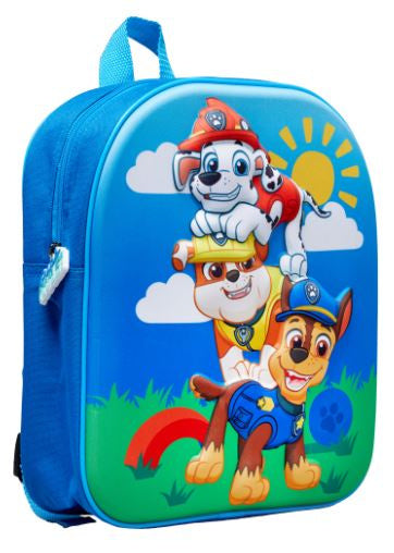 rugzak Paw Patrol 8 liter 32x25 cm polyester blauw