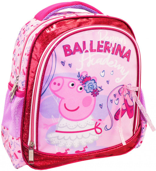 rugzak Peppa Pig junior 27 x 31 cm polyester roze