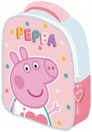 rugzak Peppa Pig meisjes 23 x 28 cm polyester roze