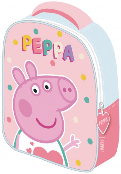 rugzak Peppa Pig meisjes 23 x 28 cm polyester roze