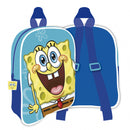 rugzak Spongebob junior 28 x 22 cm polyester blauw