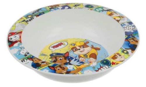 schaaltje Paw Patrol junior 16 x 4 cm wit