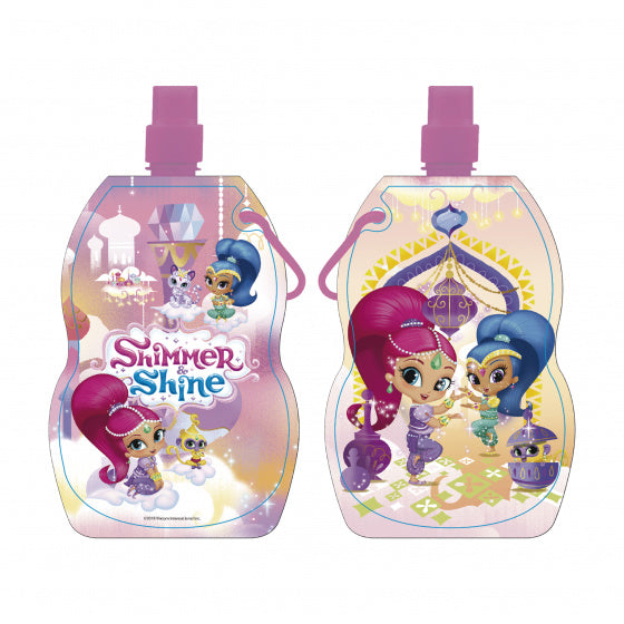 schoolbeker opvouwbaar Shimmer & Shine 500 ml paars