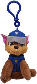 sleutelhanger Paw Patrol Chase 10 cm bruin/blauw