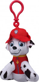sleutelhanger Paw Patrol Marshall 10 cm wit/rood