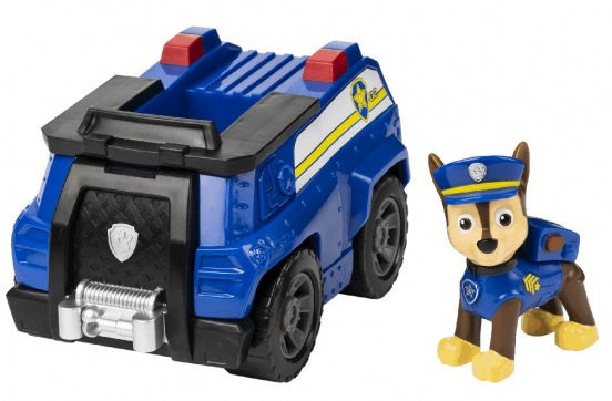 speelfiguur Paw Patrol Chase 12 cm blauw 2-delig