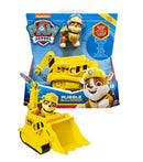 speelfiguur Paw Patrol Rubble 12 cm geel 2-delig
