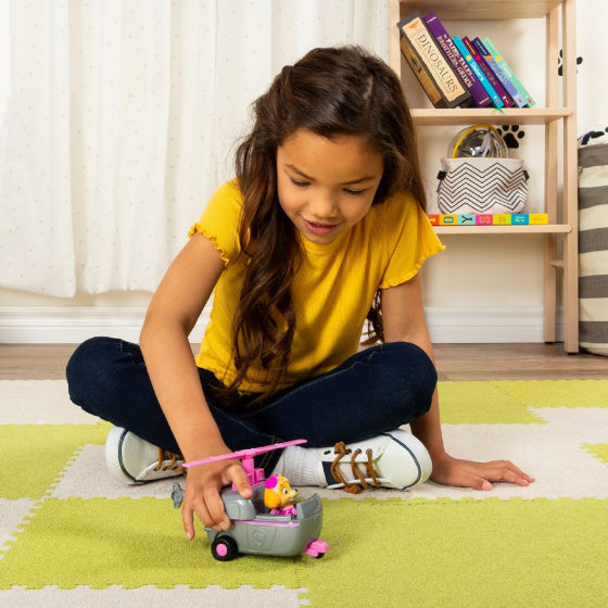 speelfiguur Paw Patrol Skye 12 cm zilver 2-delig