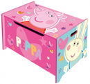speelgoedkist Peppa Pig junior 62 x 60 cm hout roze